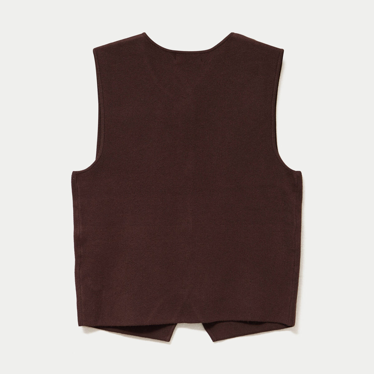Gilet sans manches cropped marron fonc&eacute; femme
