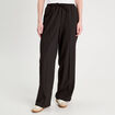 Pantalon large taille haute noir femme