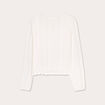 Blouse taille smockée ecru femme
