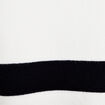 Pull col marin manches longues blanc femme