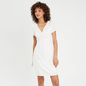 robe empire evasee ecru femme Robe empire évasée ecru femme