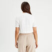 Gilet sans manches ecru femme