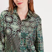 Chemise manches longues noir femme