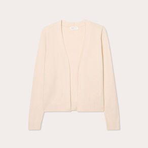 Gilet manches longues sable femme