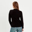 Pull manches longues noir femme