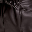 Short paperbag similicuir noir femme