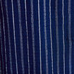 Blouse ample broderie manches 3/4 bleu femme