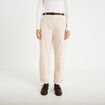 Pantalon barrel ceinture amovible ecru femme