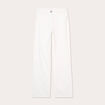Jeans droit 5 poches ecru femme