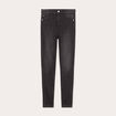 Jeans skinny ultra stretch 2 tailles denim noir femme