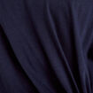 T-shirt &agrave; fronces avec bijou bleu marine femme