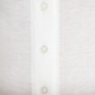 Gilet ajust&eacute; col rond manches longues ecru femme
