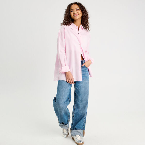 chemise manches longues rose femme Chemise manches longues rose femme