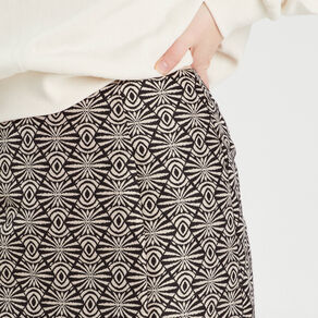 Jupe-short droite blanc femme