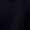 Veste blazer manches 3/4 bleu marine femme