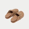 Chaussons sabot sable femme