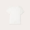 T-shirt manches courtes ecru femme