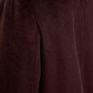 Caban col tailleur manches longues marron fonc&eacute; femme