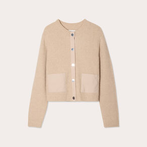 gilet manches longues taupe femme Gilet manches longues taupe femme