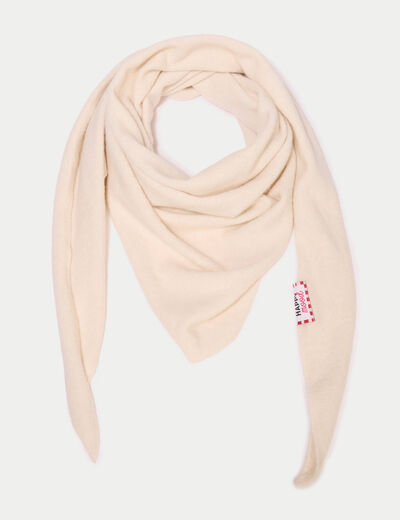 Foulard ivoire femme