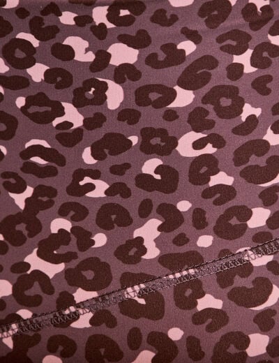 Leggings taille haute violet femme