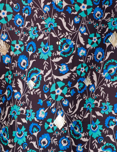 Blouse manches longues noir femme