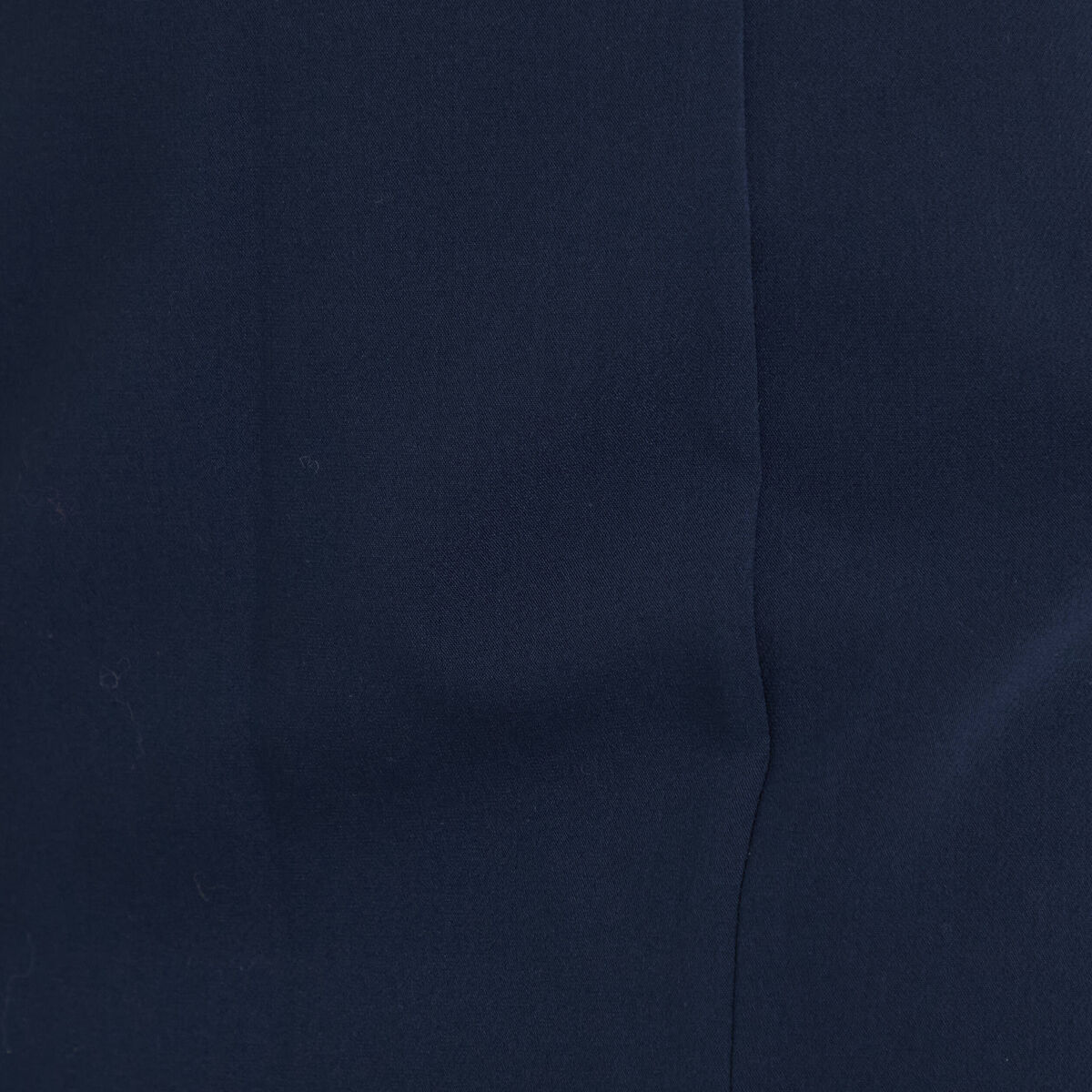Jupe-short droite fentes bleu marine femme