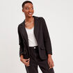 Veste blazer cintrée noir femme