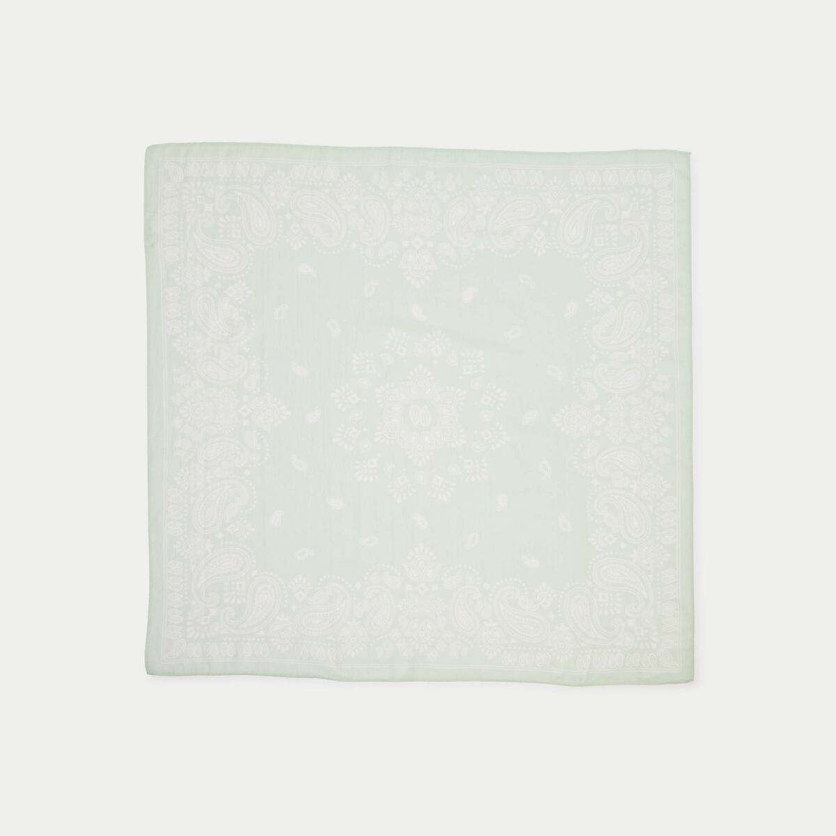 Foulard vert pastel femme