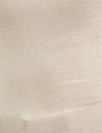 Débardeur bretelles fines beige femme