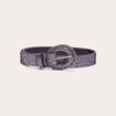Ceinture avec strass noir femme
