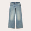 Jeans droit taille basse denim double stone femme