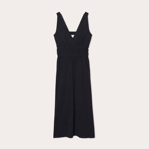 robe longue evasee noir femme Robe longue évasée noir femme