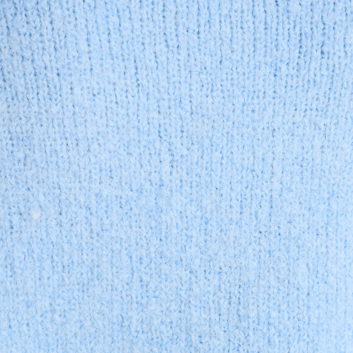Pull manches courtes bleu clair femme