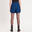 Jupe-short droite noir femme