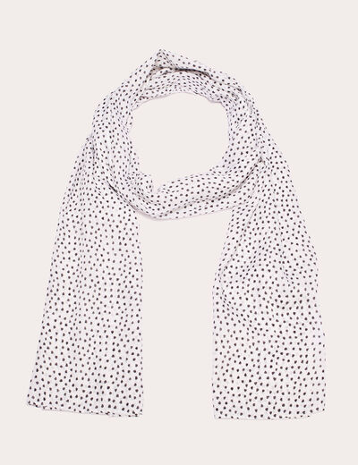 Foulard ecru femme