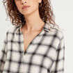 Chemise manches longues ecru femme