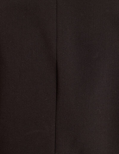 Veste blazer courte noir femme