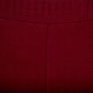 Pantalon large ceinture bijou bordeaux femme