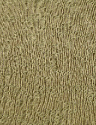 T-shirt détail noeud vert kaki femme