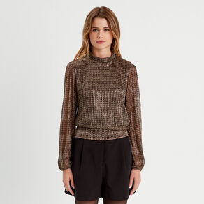 blouse col montant vert kaki femme Blouse col montant vert kaki femme