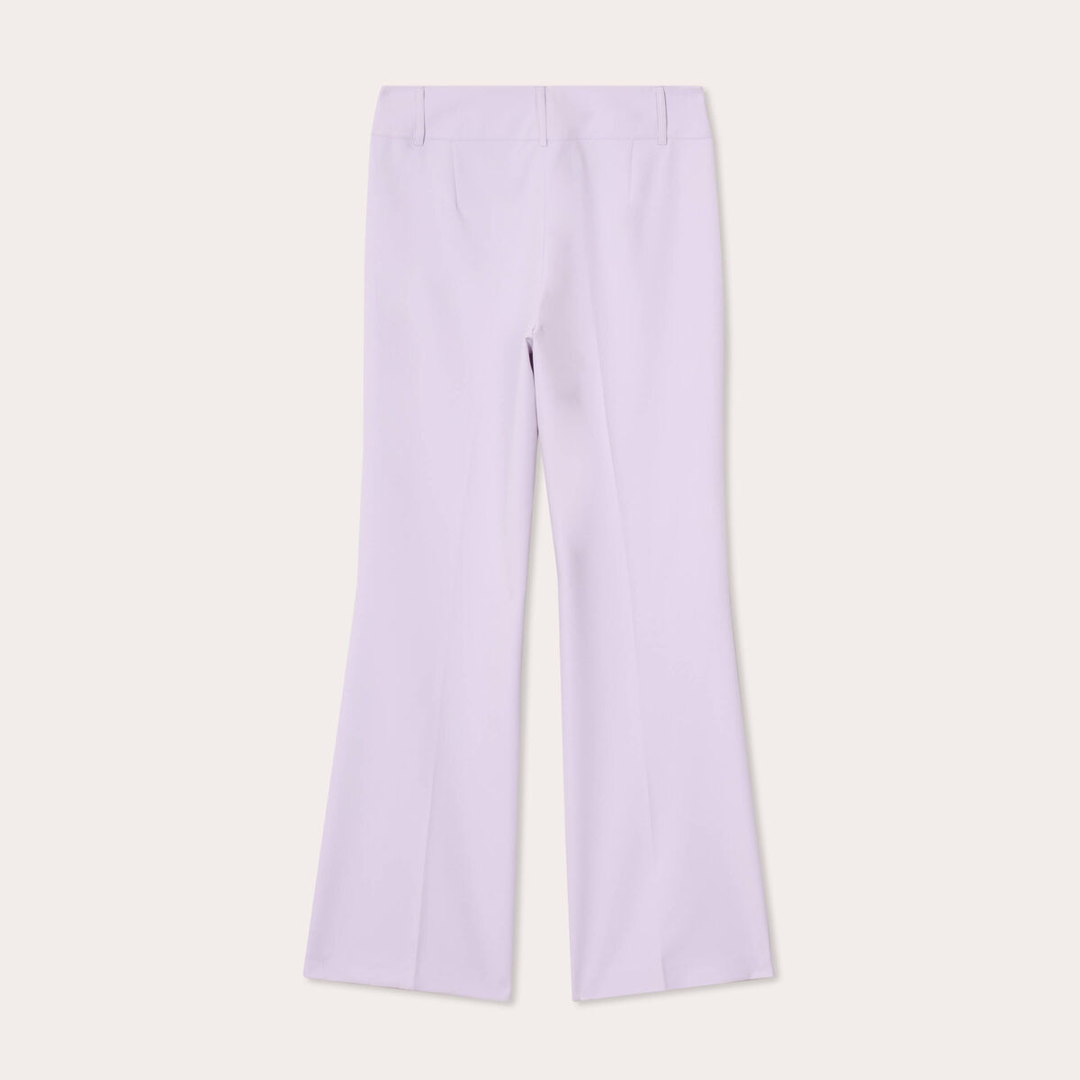 Pantalon flare parme femme