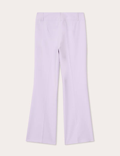 Pantalon flare parme femme