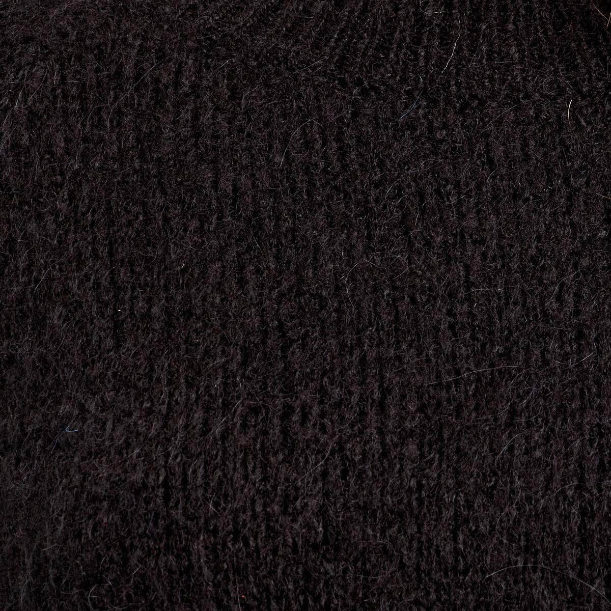Pull manches longues noir femme