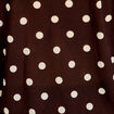 Blouse droite col v manches longues marron femme