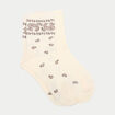 Lot de 2 paires de chaussettes ivoire femme