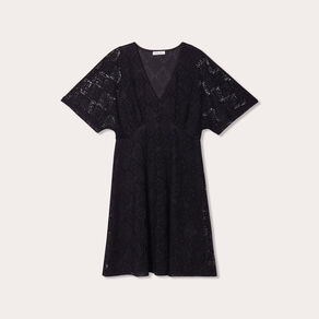robe evasee dentelle noir femme Robe évasée dentelle noir femme