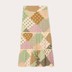 Jupe longue évasée beige femme