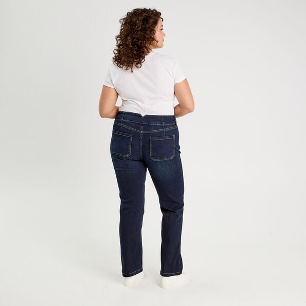jeans regular stretch denim brut femme Jeans regular stretch denim brut femme