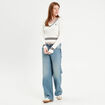 Pull manches longues torsades ecru femme